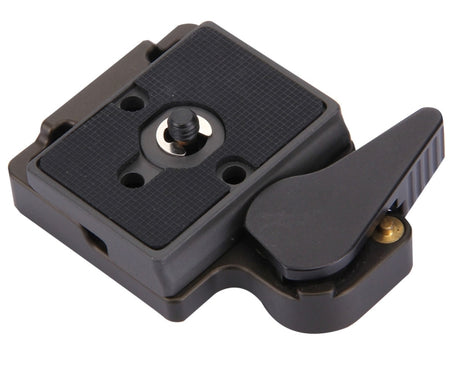 Fittest DBC-1 Aluminium Alloy Quick Release Clamp Adapter with 200PL-14 Quick Release Plate for Camera Tripod