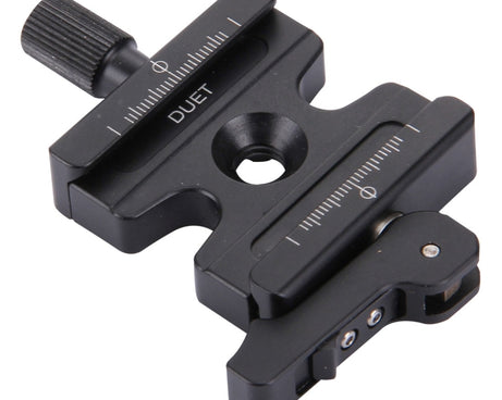 Fittest FC-50LS Aluminium Alloy Adjustable Knob & Lever Quick Release Clamp Plate