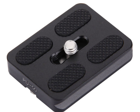 Fittest PU-50 Universal Aluminium Alloy Quick Release Plate with Rubber Cushion, PU-50
