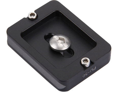 Fittest PU-50 Universal Aluminium Alloy Quick Release Plate with Rubber Cushion, PU-50