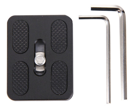 Fittest PU-50 Universal Aluminium Alloy Quick Release Plate with Rubber Cushion, PU-50