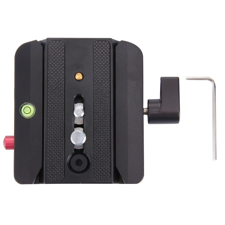 Fittest FC-501 Quick Release Assembly Aluminium Alloy Clamp Adapter with Quick Release Sliding Plate for Manfrotto Tripod 577 Replacement