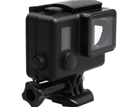 For GoPro HERO4 ABS Skeleton Housing Protective Case Cover with Buckle Basic Mount & Lead Screw, HERO4