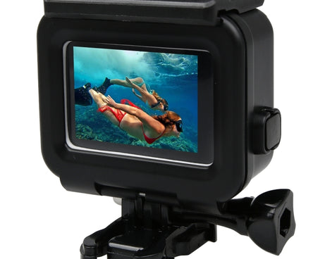 2 in 1 for GoPro HERO5 Touch Screen Back Cover + 45m Waterproof Housing Protective Case(No Need to Disassemble Lens When Installed) with Buckle Basic Mount & Lead Screw, No Need to Disassemble Lens
