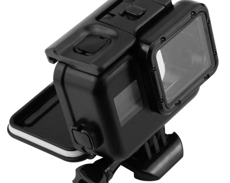 2 in 1 for GoPro HERO5 Touch Screen Back Cover + 45m Waterproof Housing Protective Case(No Need to Disassemble Lens When Installed) with Buckle Basic Mount & Lead Screw, No Need to Disassemble Lens