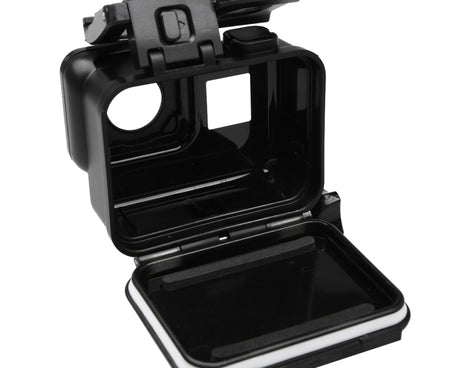 2 in 1 for GoPro HERO6 /5 Touch Screen Back Cover + 45m Waterproof Housing Protective Case(Need to Disassemble Lens When Installed) with Buckle Basic Mount & Lead Screw, Need to Disassemble Lens