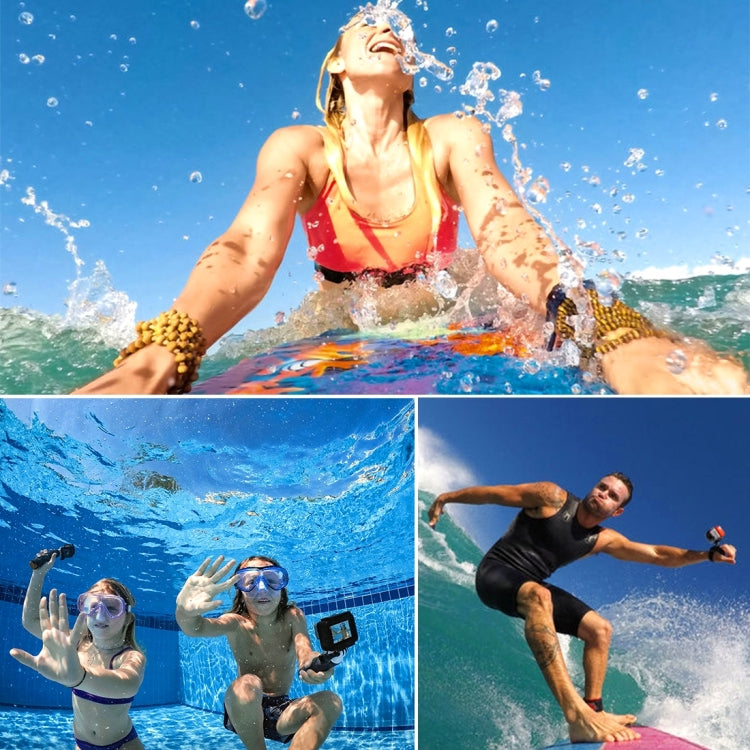 2 in 1 for GoPro HERO6 /5 Touch Screen Back Cover + 45m Waterproof Housing Protective Case(Need to Disassemble Lens When Installed) with Buckle Basic Mount & Lead Screw, Need to Disassemble Lens