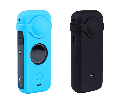 Full Body Dust-proof Silicone Case with Lens Cover for Insta360 ONE X2