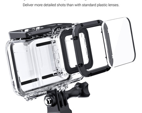 60m Underwater Depth Diving Case Waterproof Camera Housing for Insta360 One RS 4K