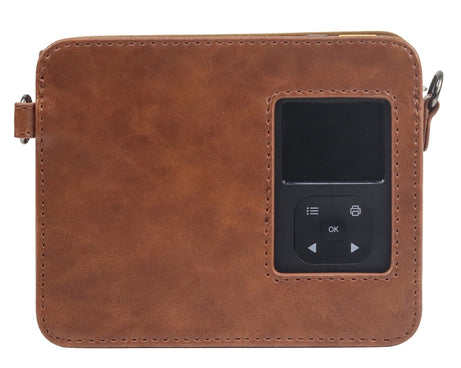 For Kodak Mini Shot 3 Square Retro / C300R instax Full Body Camera PU Leather Case Bag with Strap, For Kodak Mini Shot 3 Square Retro / C300R