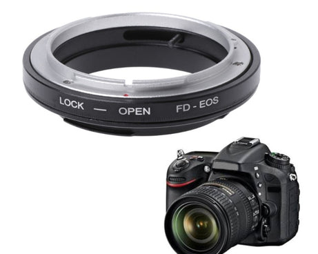 FD-EOS Lens Mount Stepping Ring for Canon FD Lens to EOS EF Lens, FD-EOS