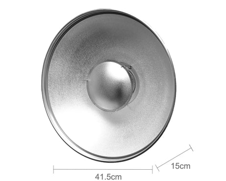 Godox RS42CM 42cm Studio White Beauty Dish Reflector Bowens Mount Diffuser, RS42CM