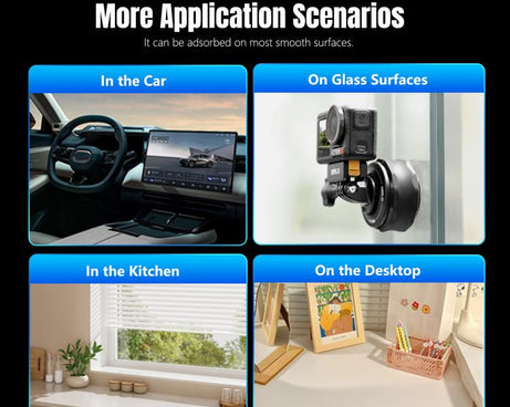 STARTRC Universal Electric Magnetic Suction Cup Mount, Suction Cup Mount