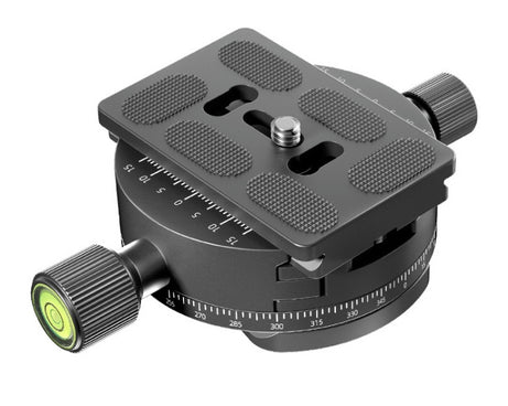 BEXIN QJ08-S Panoramic Rotary Quick Release Clamp Base Tripod Mount with Quick Release Plate, QJ08-S