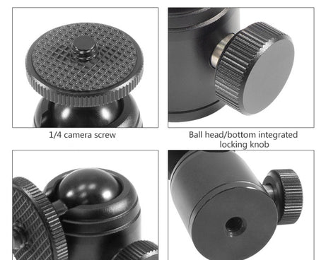 BEXIN K18 Mini 360 Degree Rotation Panoramic Metal Ball Head, K18