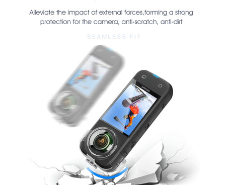 For Insta360 X3 STARTRC No Disassembly Transparent Lens Protection Cover
