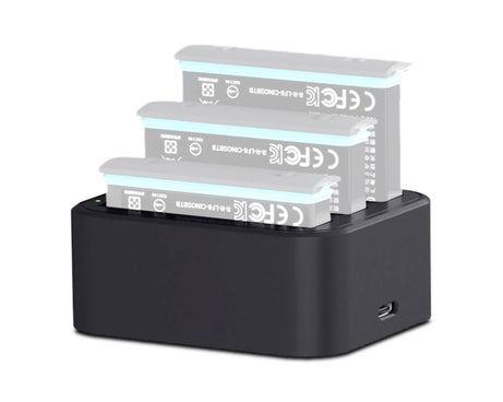 For Insta360 X3 / One X2 Tri-Slot Batteries Fast Charger