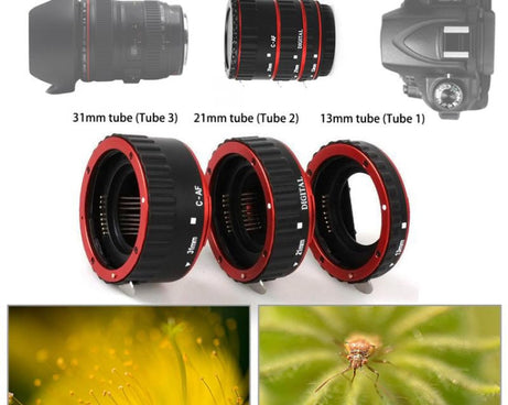 Camera Macro Adapter Ring Close-Up Adapter for Canon EF Lens / EF-S Lens, ABS Macro Adapter Ring