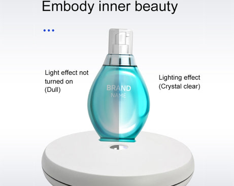 25cm LED Light Electric Rotating Display Stand Turntable