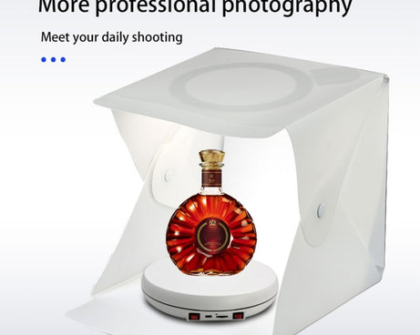25cm LED Light Electric Rotating Display Stand Turntable