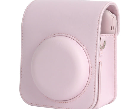 For FUJIFILM instax mini 12 Full Body Leather Case Camera Bag with Strap