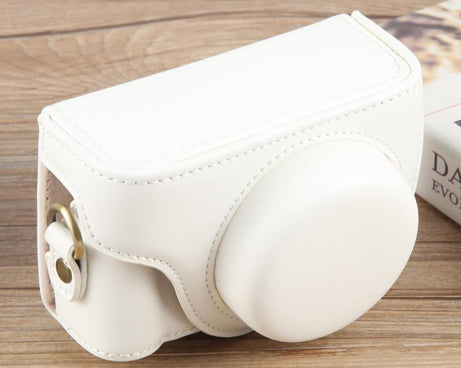 For Sony ZV-1F Vlog Camera Full Body Leather Camera Case Bag with Strap, For Sony ZV-1F