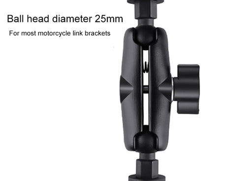 25mm 1/4 inch Screw ABS Ball Head Adapter Mount