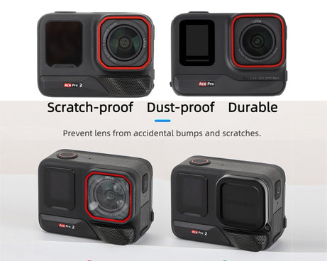 For Insta360 Ace Pro 2 Sunnylife Silicone Lens Cap Protector Lens Cover, For Insta360 Ace Pro 2 / 1