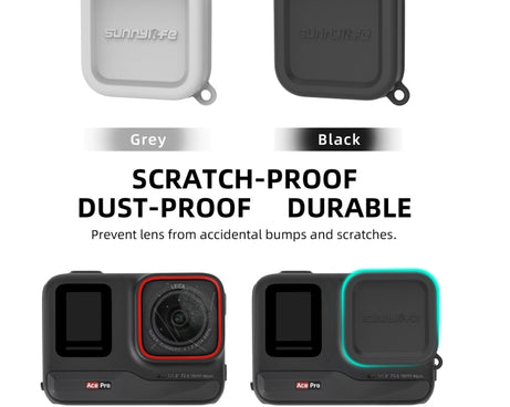 For Insta360 Ace / Ace Pro Sunnylife Silicone Lens Cap Protector Lens Cover, For Insta360 Ace / Ace Pro