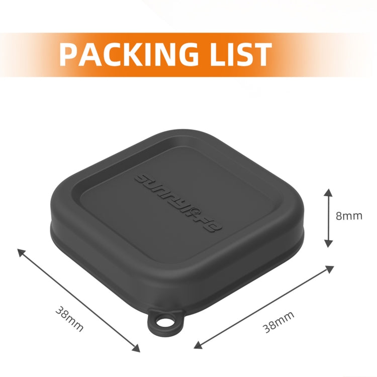 For Insta360 Ace / Ace Pro Sunnylife Silicone Lens Cap Protector Lens Cover, For Insta360 Ace / Ace Pro