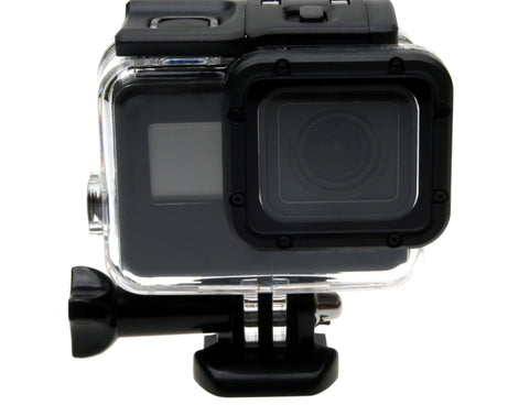 For GoPro HERO6 /5  30m Waterproof Housing Protective Case + Hollow Back Cover with Buckle Basic Mount & Screw, No Need to Disassemble Lens(GP413), Housing Case+ Back cover