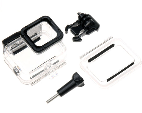 For GoPro HERO6 /5 Skeleton Housing Protective Case + Hollow Back Cover with Buckle Basic Mount & Screw, No Need to Disassemble Lens, Hollow Back Cover