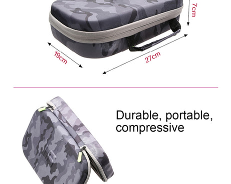 Camouflage Pattern EVA Shockproof Waterproof Portable Case forGoPro, Insta360, DJI and Other Action Cameras Accessories, Size: 27cm x 19cm x 7cm, Size: 27cm x 19cm x 7cm