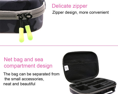 Camouflage Pattern EVA Shockproof Waterproof Portable Case forGoPro, Insta360, DJI and Other Action Cameras Accessories, Size: 27cm x 19cm x 7cm, Size: 27cm x 19cm x 7cm