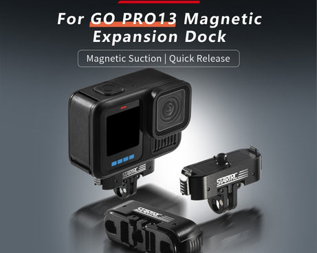 For GoPro HERO13 Black STARTRC Magnetic Quick Release Base Mount, For GoPro HERO13 Black