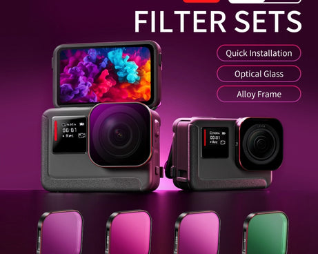 For Insta360 Ace / Ace Pro STARTRC 4 in 1 ND8 ND16 ND32 Camera Lens Filter, For Insta360 Ace / Ace Pro