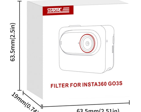 For Insta360 GO 3S STARTRC CPL Camera Lens Filter, CPL