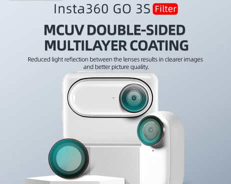 For Insta360 GO 3S STARTRC MCUV Camera Lens Filter, MCUV