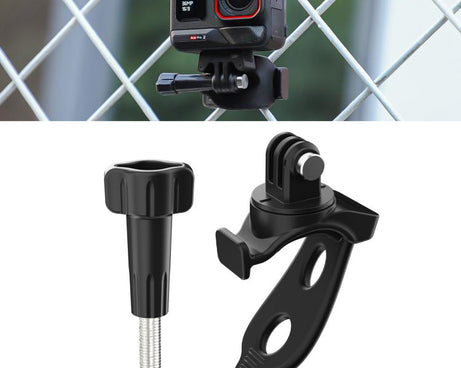 Sunnylife Action Camera Flexible Mount 360 Strap Wrap Band Mount Bike Tube Clip Holder