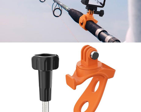 Sunnylife Action Camera Flexible Mount 360 Strap Wrap Band Mount Bike Tube Clip Holder