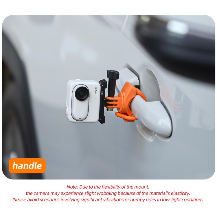 Sunnylife Action Camera Flexible Mount 360 Strap Wrap Band Mount Bike Tube Clip Holder