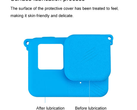 For Insta360 Ace Body Silicone Protective Case with Lens Cap