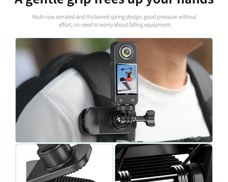 STARTRC 360 Degree Rotation Backpack Clip Magnetic Suction Mount