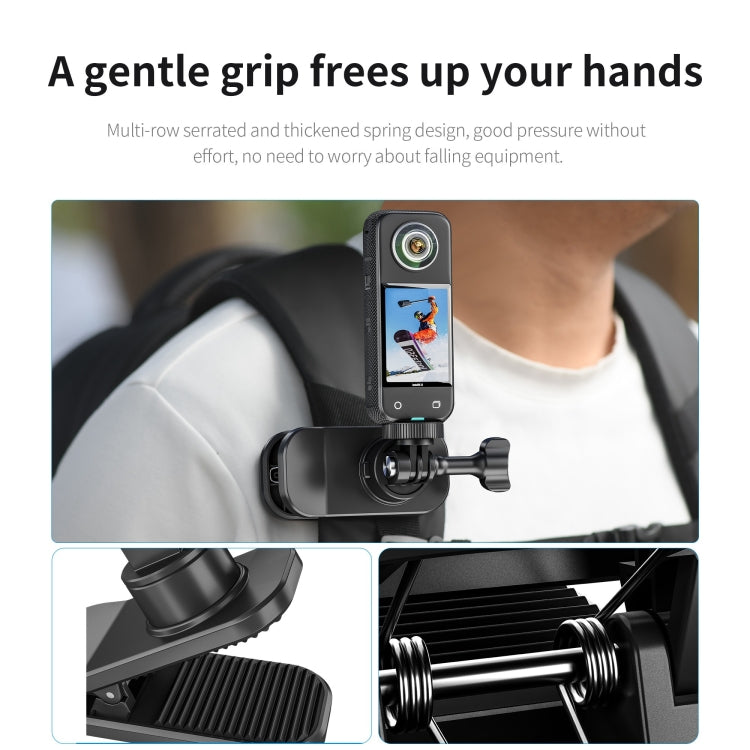 STARTRC 360 Degree Rotation Backpack Clip Magnetic Suction Mount