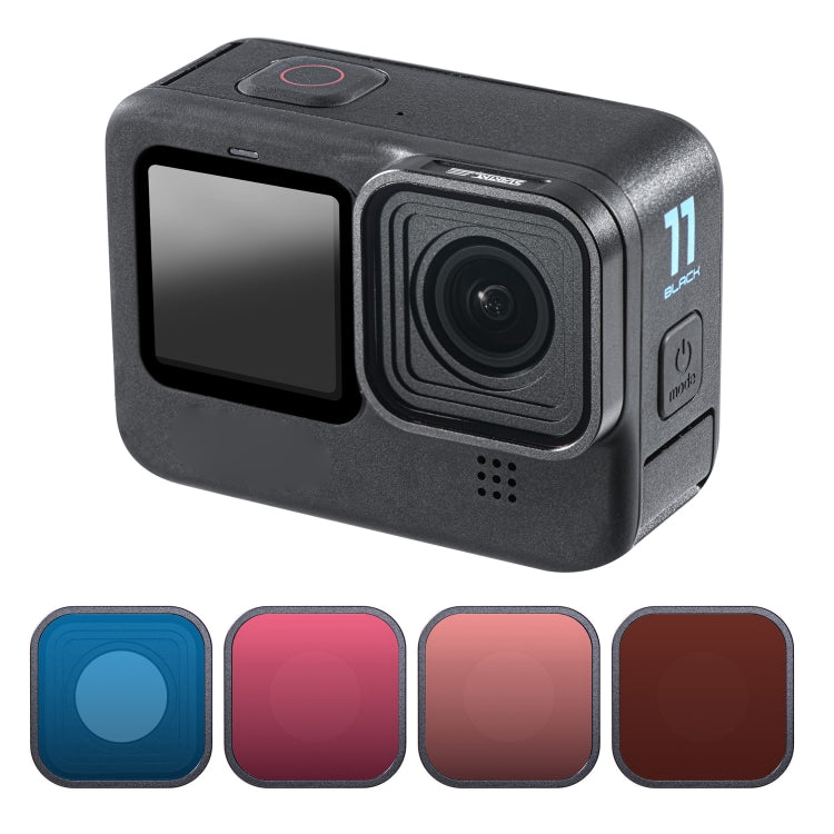 STARTRC 4 in 1 ND8 ND16 ND32 CPL Lens Filter for GoPro HERO13 Black /12 Black /11 Black /10 Black /9 Black, For GoPro HERO13 Black /12 Black /11 Black /10 Black /9 Black