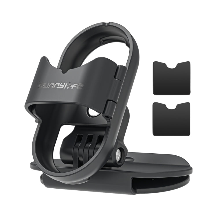 For Insta360 GO3 / GO 3S Sunnylife Baseball Hat Clip Mount Baseball Cap Clamp Quick Release Mount Camera POV Vlog Holder