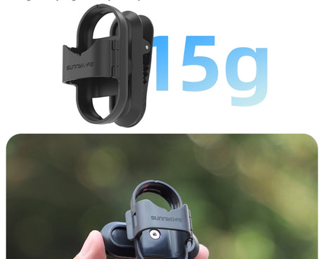 For Insta360 GO3 / GO 3S Sunnylife 360 Degree Rotation Backpack Clip Action Camera Clamp Mount