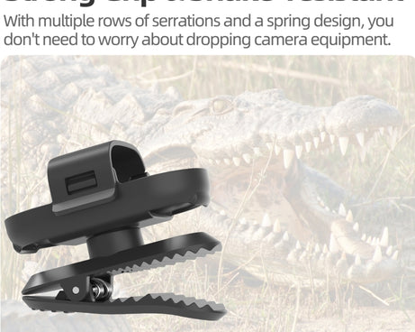 For Insta360 GO3 / GO 3S Sunnylife 360 Degree Rotation Backpack Clip Action Camera Clamp Mount