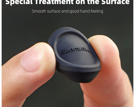 For Insta360 GO 3S Sunnylife 2pcs Black and White Scratch-resistant Lens Protective Cap, Lens Protective Cap