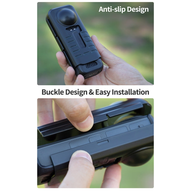 For Insta360 X4 Sunnylife Integrated Lens Screen Camera Cover Protector Screen Protective Case, Lens Screen Protective Cover Compatible Version